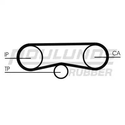 Комплект ремня ГРМ RR1113K1 ROULUNDS RUBBER