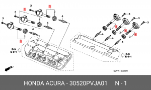 Катушка зажигания 30520PVJA01 HONDA