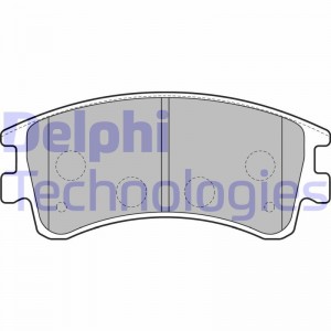 Комплект тормозных колодок, диско LP1799 DELPHI