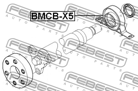 Опора карданного вала BMCB-X5 FEBEST