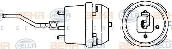 Регулировочный элемент, центральный замок 6NV351329181 HELLA