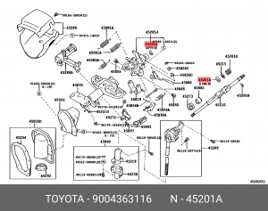 Подшипник рулевой колонки 90043-63116 DAIHATSU