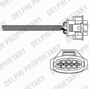Лямбда-зонд ES2028312B1 DELPHI