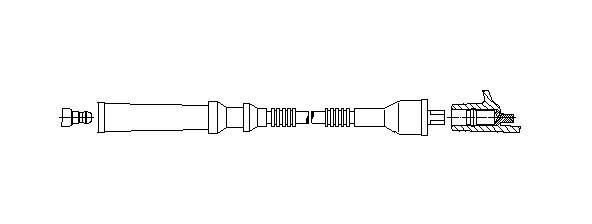 Провод зажигания 6A33F52 BREMI
