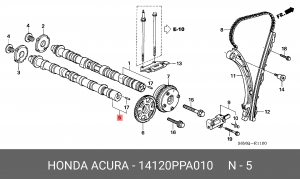 Распредвал 14120PPA010 HONDA