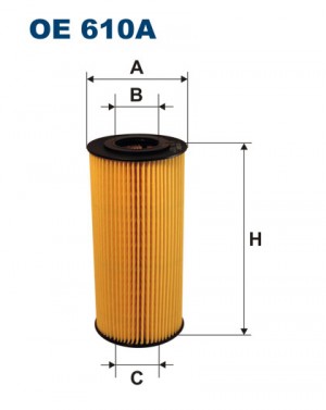 Фильтр масляный двигателя OE610A FILTRON