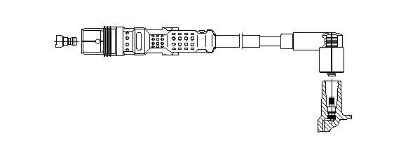 Провод зажигания 1A25E95 BREMI