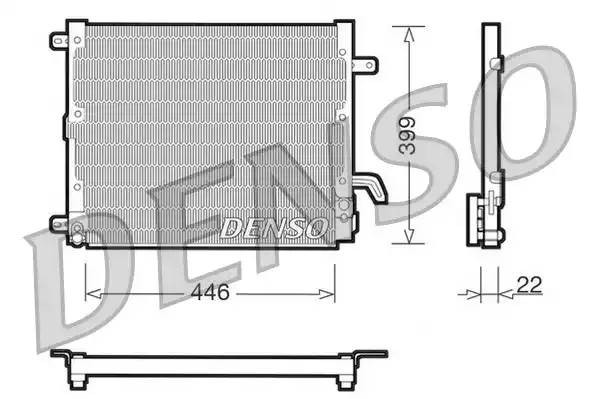Конденсатор, кондиционер DCN13002 DENSO