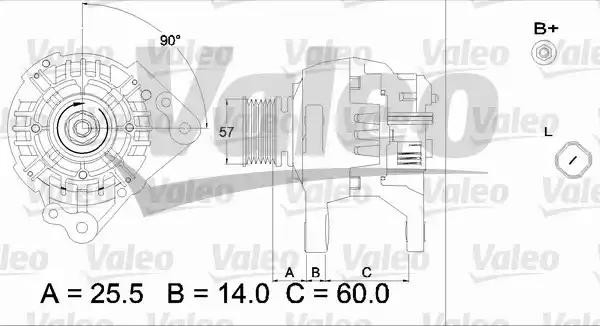 Генератор 437315 VALEO PHC
