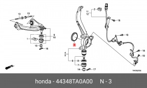 Деталь 44348TA0A00 HONDA