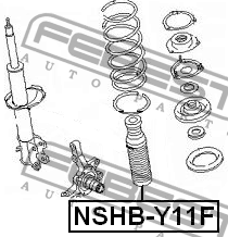 Пыльник амортизатора подвески NSHB-Y11F FEBEST