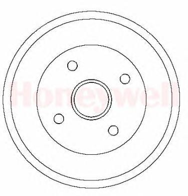 Тормозной барабан 329232B BENDIX JURID