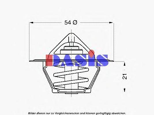 Термостат, охлаждающая жидкость 750748N AKS DASIS