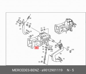 Деталь A 901 290 11 19 MERCEDES BENZ