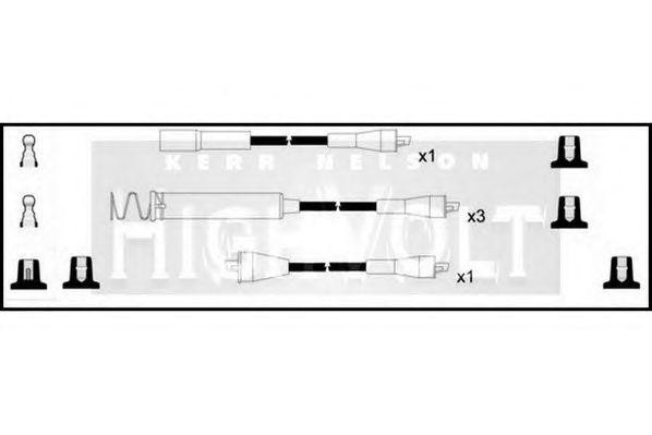 Ккомплект проводов зажигания OEF050 STANDARD