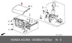 Облицовка передка 60380SF1023ZZ HONDA