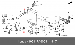 Деталь 19511PA6003 HONDA