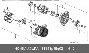 Болт 31145P45G03 HONDA