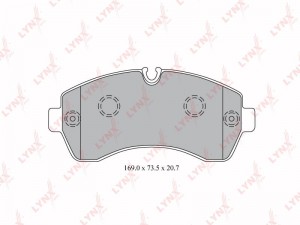 Колодки тормозные дисковые BD-5343 LYNXAUTO