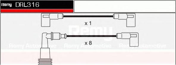Ккомплект проводов зажигания DRL316 DELCO REMY
