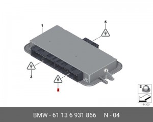 Деталь 61 13 6 931 866 BMW