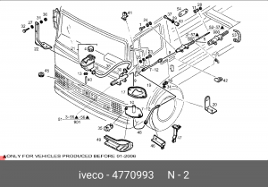 Рабочий цилиндр, система сцепления 4770993 IVECO