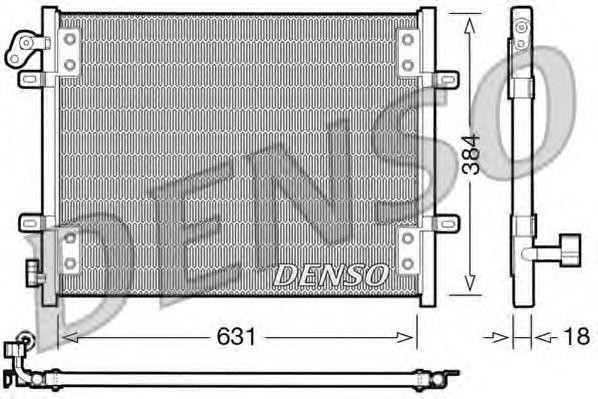 Конденсатор, кондиционер DCN23002 DENSO