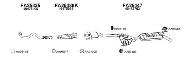 Система выпуска ОГ 250088 VENEPORTE
