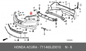 Деталь 71146SJD010 HONDA