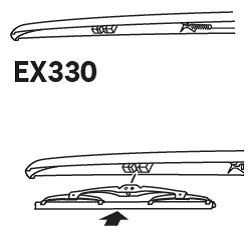 Щетка стеклоочистителя EX330 TRICO