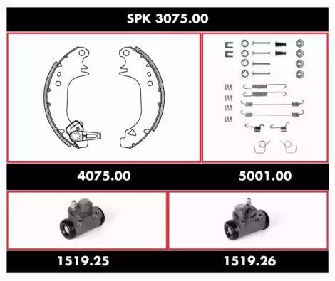 Комплект тормозных колодок SPK 3075.00 REMSA
