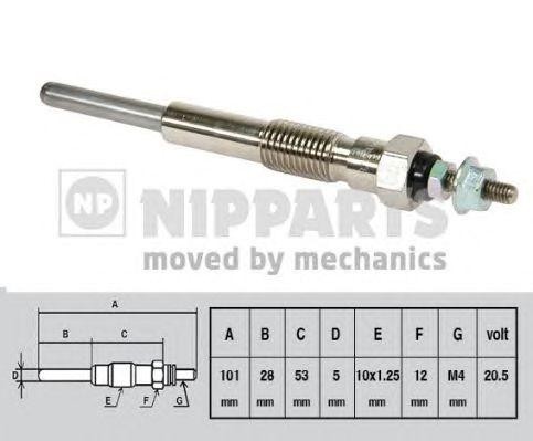 Свеча накаливания J5712002 H B JAKOPARTS NIPPARTS