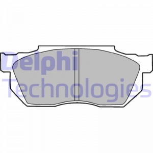Комплект тормозных колодок, диско LP720 DELPHI