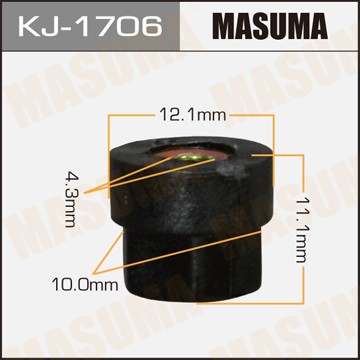 Клипса крепежная KJ1706 MASUMA
