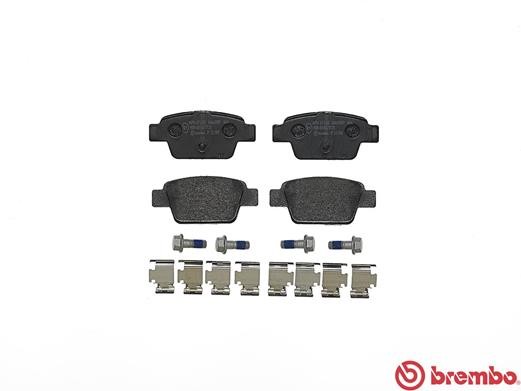 Комплект тормозных колодок, диско P23080 BREMBO