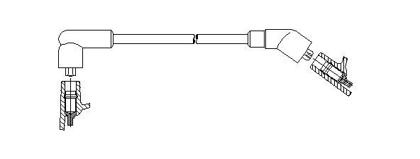 Провод зажигания 60875 BREMI
