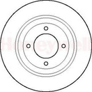 Тормозной диск 561241B BENDIX JURID