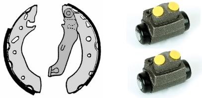 Комплект тормозных колодок H 24 056 BREMBO