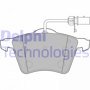 Комплект тормозных колодок, диско LP2021 DELPHI