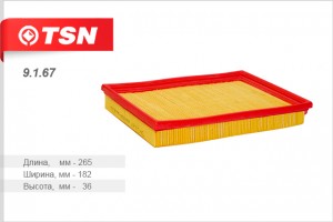 Фильтр воздушный 9167 TSN