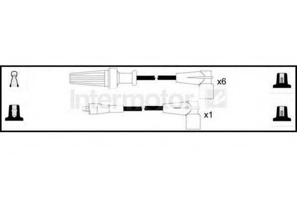 Ккомплект проводов зажигания 73848 STANDARD
