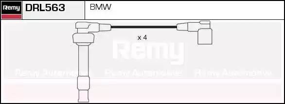 Ккомплект проводов зажигания DRL563 DELCO REMY