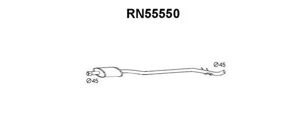 Предглушитель выхлопных газов RN55550 VENEPORTE