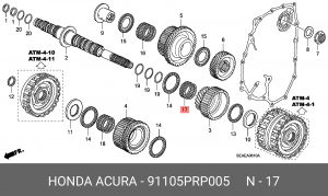Деталь 91105PRP005 HONDA