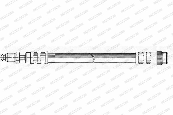 Тормозной шланг FHY2070 FERODO