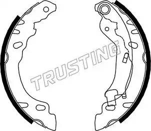 Комплект тормозных колодок 034.114 TRUSTING