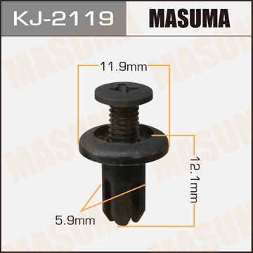Клипса крепежная KJ2119 MASUMA