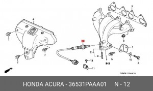 Лямбда-зонд 36531PAAA01 HONDA