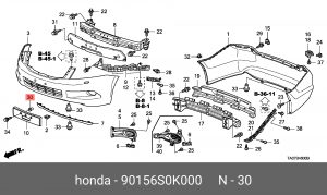 Деталь 90156S0K000 HONDA
