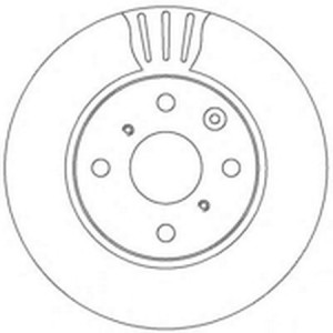 Тормозной диск 562311B BENDIX JURID